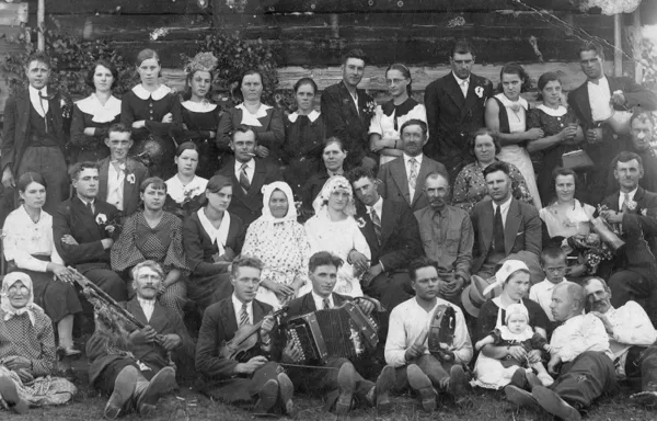 Kāzas Višķu pagastā, iespējams Ceļa Kurtišu sādžā, 1930. gadi