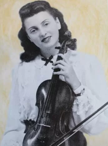 Cecīlija Boruchowitz [dz. Gradis] pēc Otrā pasaules kara. 1940. gadu beigas